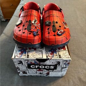 Crocs Red Spider-Man Clogs